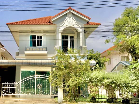 บ้านวิวทะเลสาบ เดอะ วิลล่า ท่าอิฐ ขายบ้าน วิวทะเลสาบ ติดรถไฟฟ้า Lake View House, The Villa Tha It House for sale,